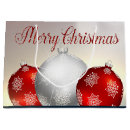 Search for red and white snowflakes gift bags Merry christmas