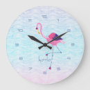 Search for flamingo clocks Pink