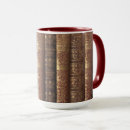 Search for old books mugs Bibliophile