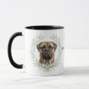 Search for bullmastiff mugs Watercolor