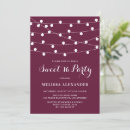 Search for string lights sweet 16 invitations Elegant