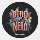 Search for funny birds stickers Birder