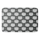 Search for halloween bath mats Black and white