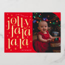 Search for fa la la la la christmas cards Gold