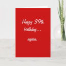 Search for 39th birthday cards Humourous