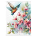 Search for hummingbird tablecloths Colorful