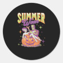 Search for retro monsters stickers Halloween