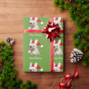 Search for french christmas wrapping paper Dog