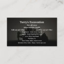 Search for bulldozer business cards Excavating