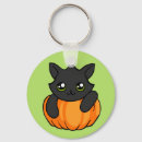 Search for kitten pumpkin key rings Cute