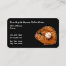 Search for sporting business cards Retro