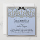 Search for black silver quinceanera invitations Diamond