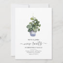 Search for roots invitations Watercolor