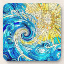 Search for blue marble coasters Nautical