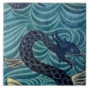 Search for seahorse tiles Antique
