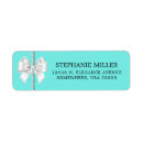 Search for tiffany return address labels Teal
