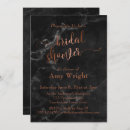 Search for marble bridal shower invitations Typography