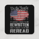 Search for constitution business cards Flag