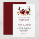 Search for antler wedding invitations Wood