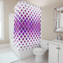 Search for purple diamond shower curtains Geometric
