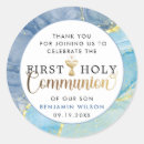 Search for religious round stickers First holy communion