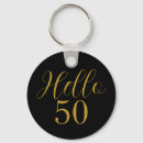 Search for 50th birthday key rings Modern