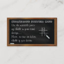 Search for blackboard business cards Teaching