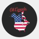 Search for map of canada stickers America
