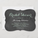 Search for chalk bridal shower invitations Vintage