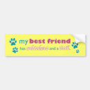 Search for best friend bumper stickers Pet