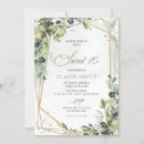 Search for garden sweet 16 invitations Calligraphy