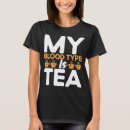 Search for not my cup of tea tshirts Blood