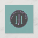 Search for lilac business cards Simple