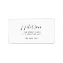 Search for hand lettering return address labels Simple