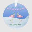 Search for pink flamingo christmas tree decorations Flamingoes