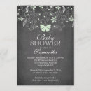 Search for green baby girl shower invitations Flowers