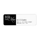 Search for mr and mrs return address labels Thank you