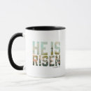 Search for jesus is risen mugs Easter