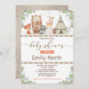 Search for forest friends baby shower invitations Animals