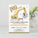 Search for construction zone invitations Excavator