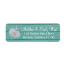 Search for starfish wedding return address labels Wood