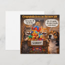 Search for on your new job congratulations cards Humour