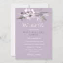 Search for purple vow renewal wedding invitations Floral