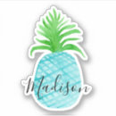 Search for white and teal stickers Tropical