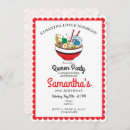 Search for asian birthday invitations Ramen