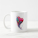 Search for flying heart mugs Red