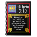Search for 5 notebooks Christianity