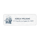 Search for wind return address labels Blue