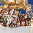 Search for old world christmas wrapping paper Santa