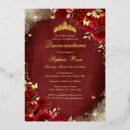 Search for royal red invitations Gold